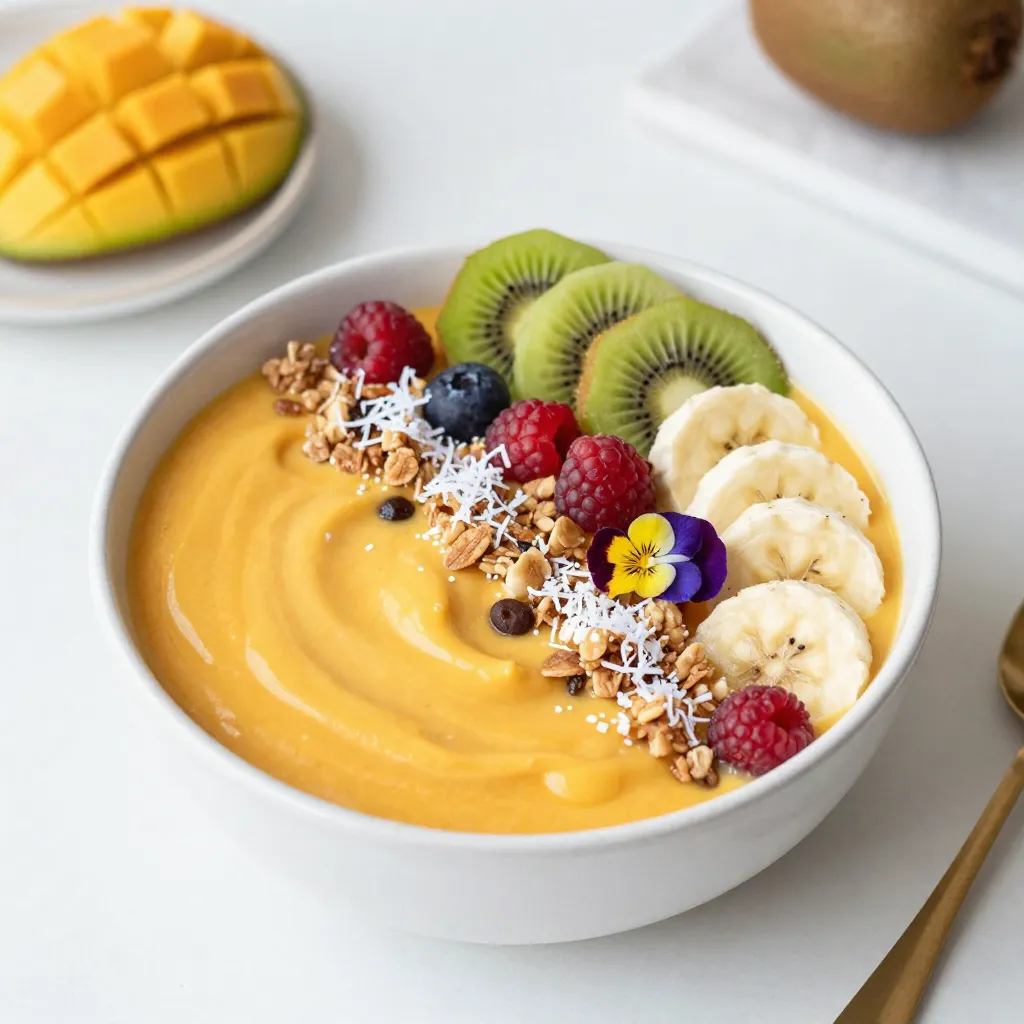 Tropical Sunrise Smoothie Bowl Energizing Morning Treat