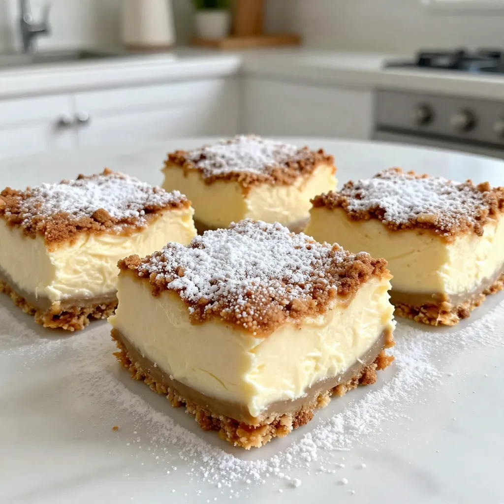 Churro Cheesecake Bars Delicious Layered Dessert Treat