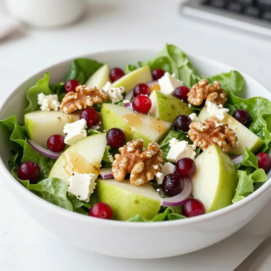 Apple Cranberry Walnut Salad Fresh and Easy Delight