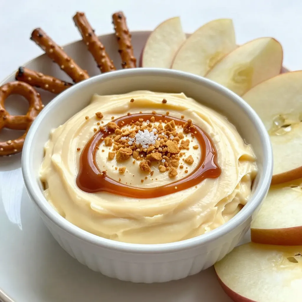 Salted Caramel Cheesecake Dip Perfect for Parties