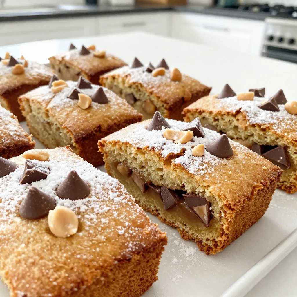 Peanut Butter Cup Blondies Delightful and Simple Treat