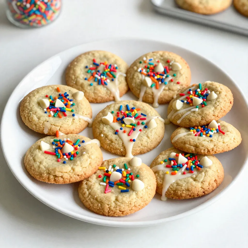 Confetti Birthday Cake Cookies Delightful and Fun Treat