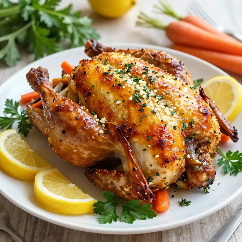 Garlic Herb Roasted Chicken Flavorful Family Feast