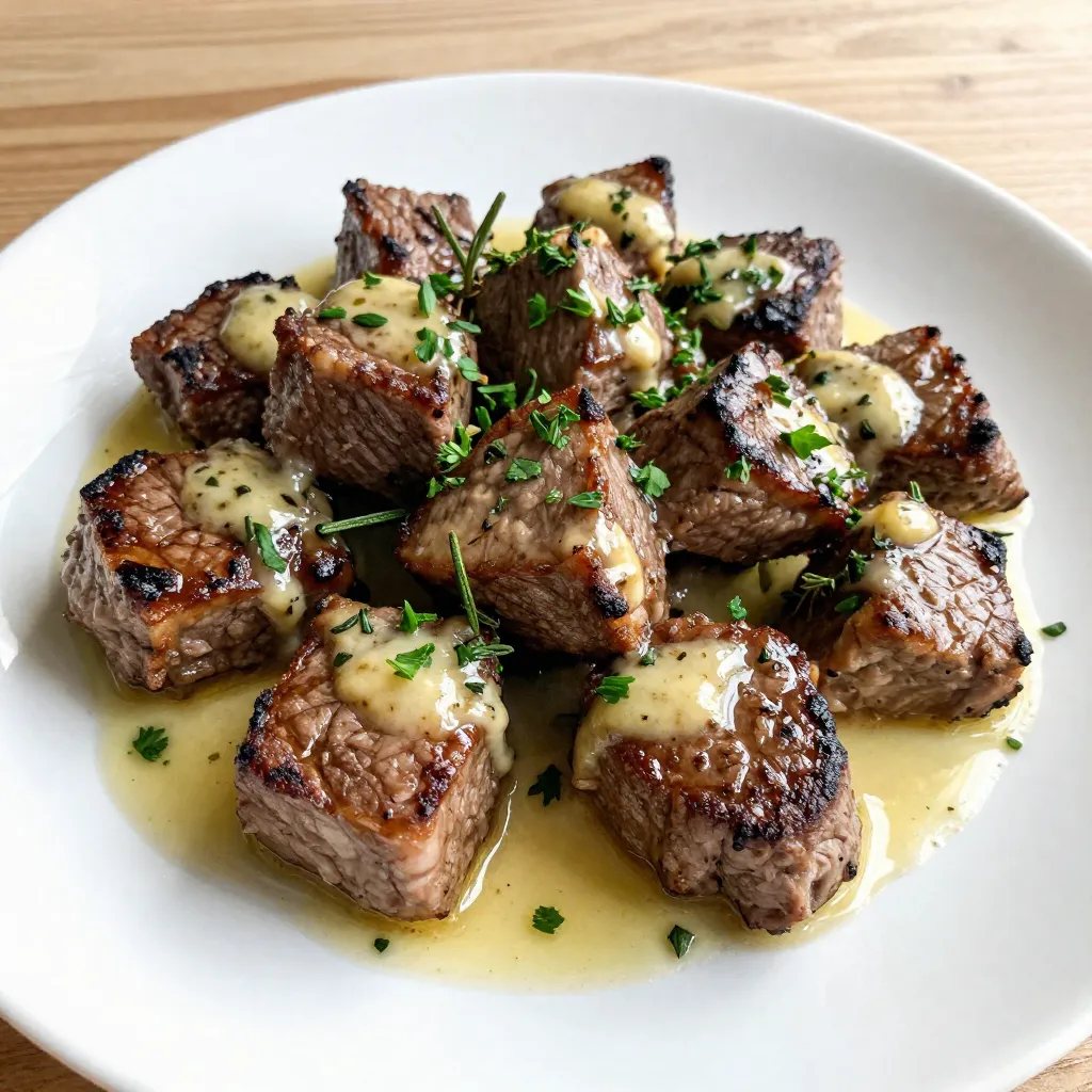 Garlic Butter Herb Steak Bites Perfectly Savory Meal