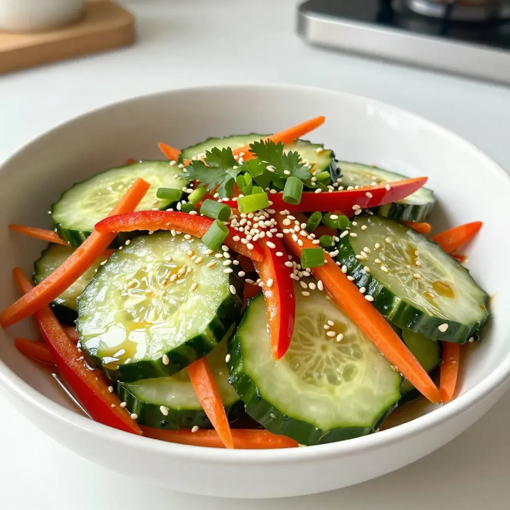 Asian Sesame Cucumber Salad Fresh and Crunchy Delight