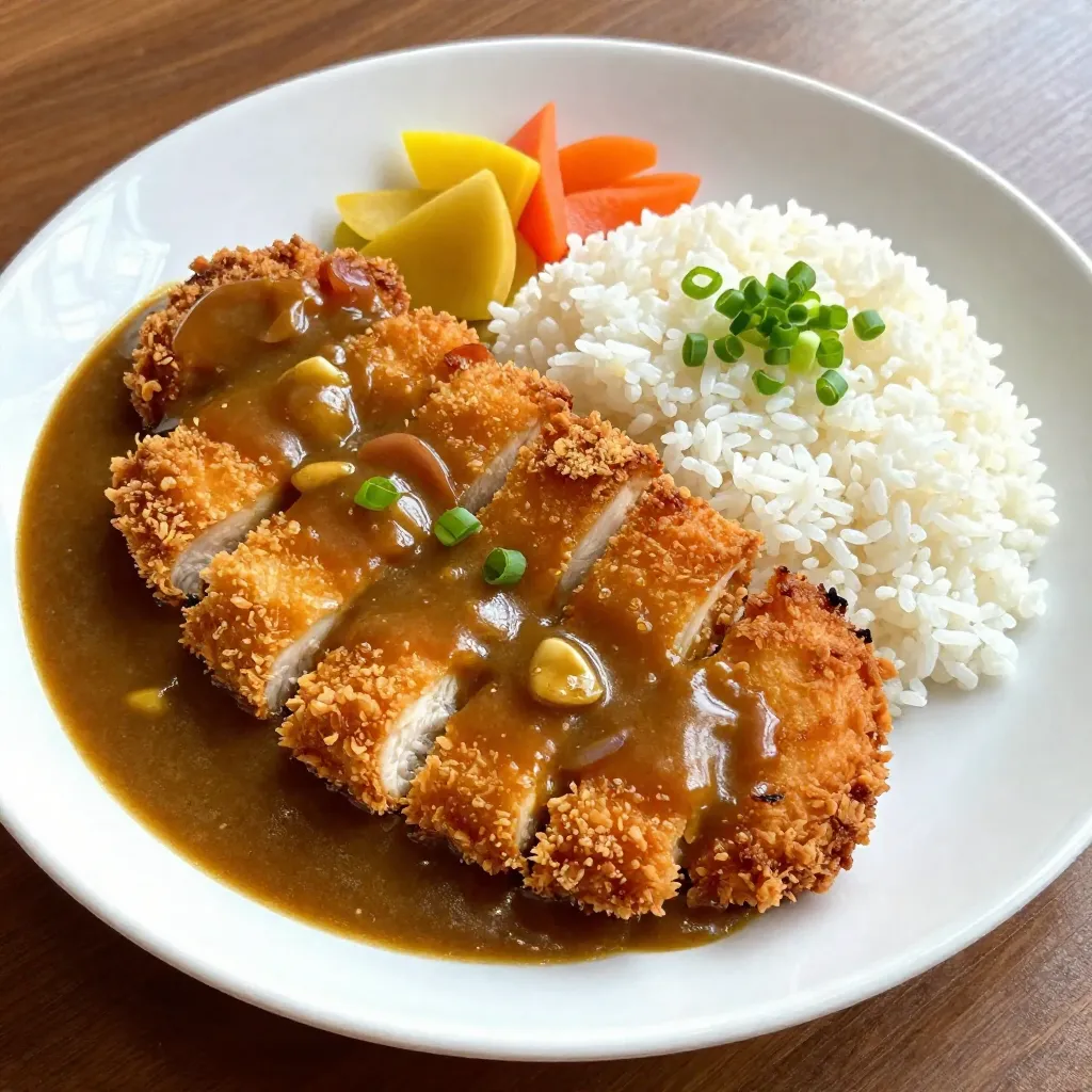 Crispy Chicken Katsu with Curry Sauce Delight