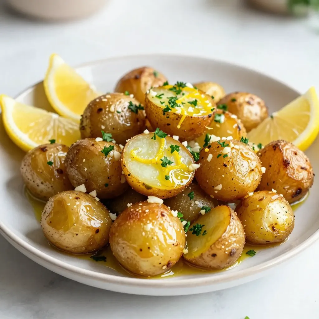 Greek Lemon Roasted Potatoes Flavorful and Simple Dish