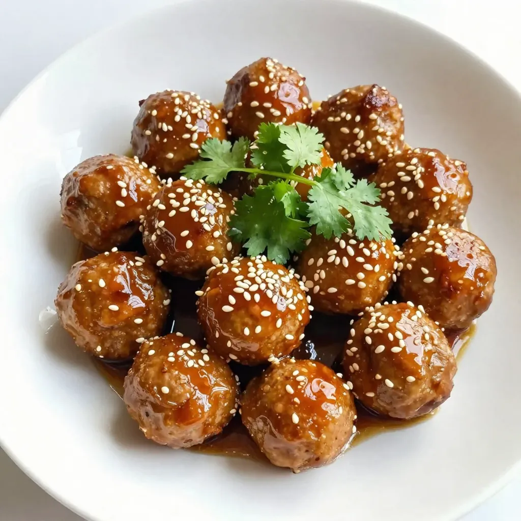 Honey Garlic Sesame Meatballs Flavorful and Easy Recipe