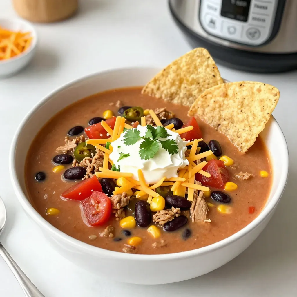 Instant Pot Taco Soup Hearty and Flavorful Delight