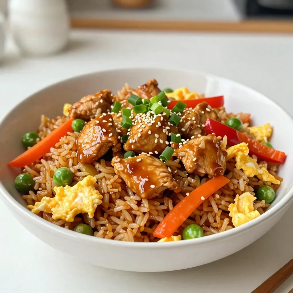 Teriyaki Chicken Fried Rice Flavorful and Simple Meal