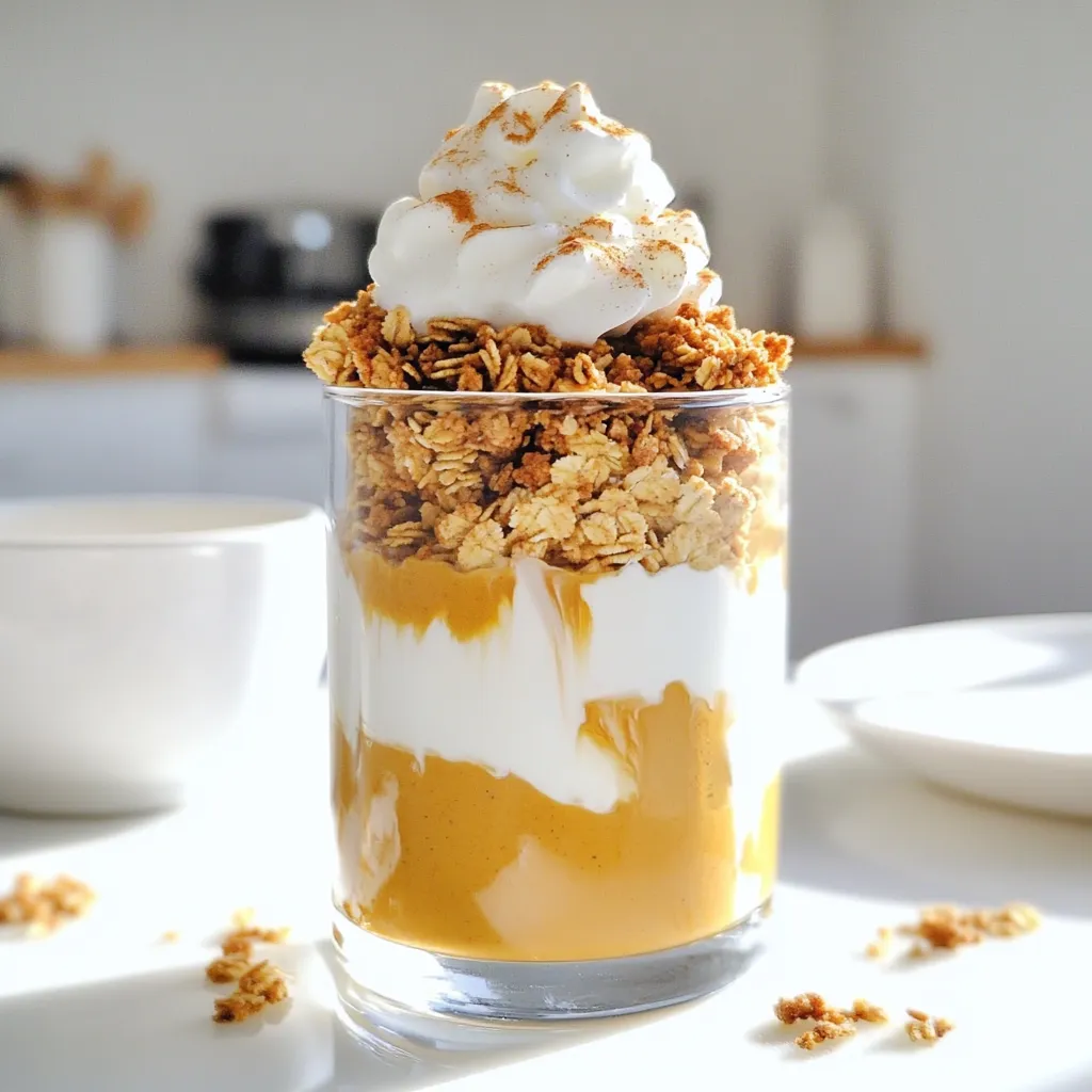 Pumpkin Spice Latte Parfait Delicious Seasonal Treat