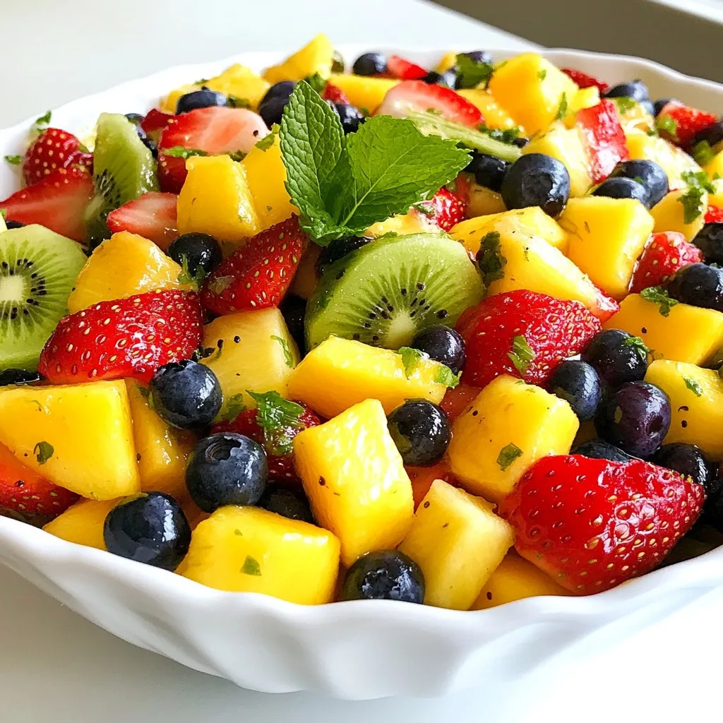 Honey Lime Fruit Salad Fresh and Flavorful Delight