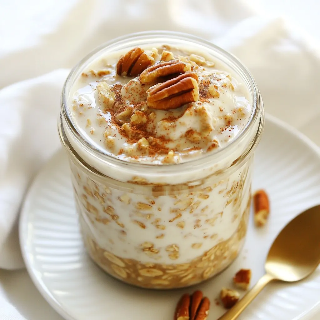 Cinnamon Roll Overnight Oats Simple and Tasty Recipe