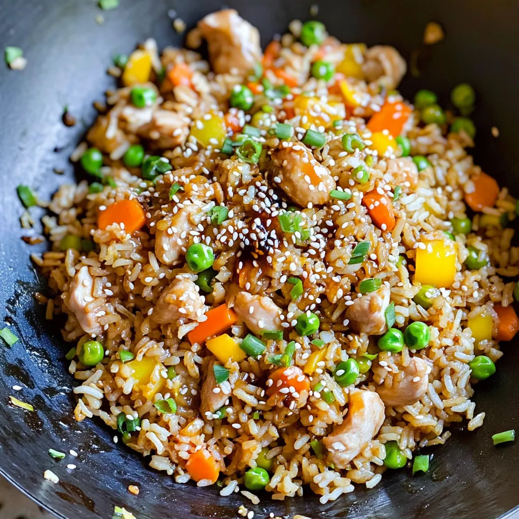 Teriyaki Chicken Fried Rice Better Than Takeout Meal