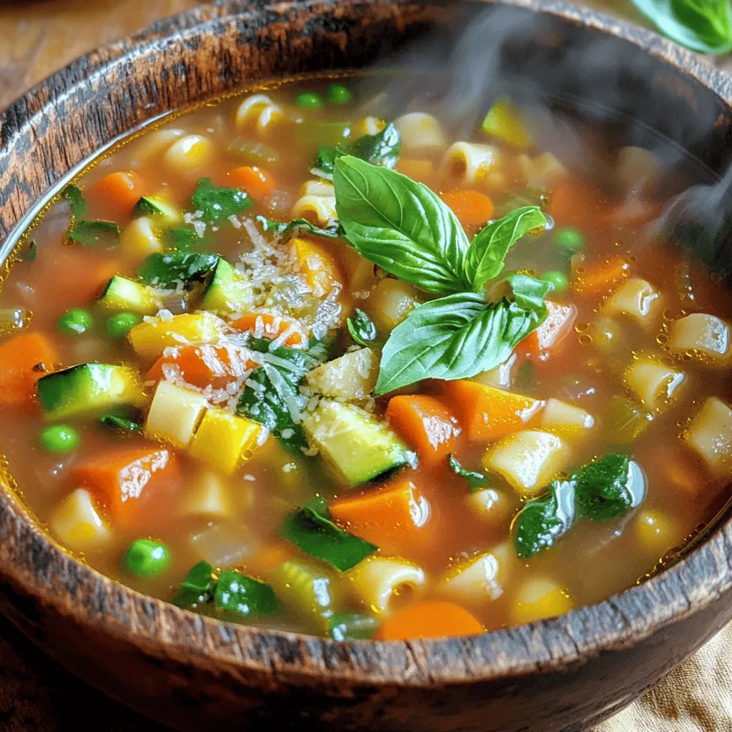 Veggie Packed Minestrone Soup Healthy and Simple Meal