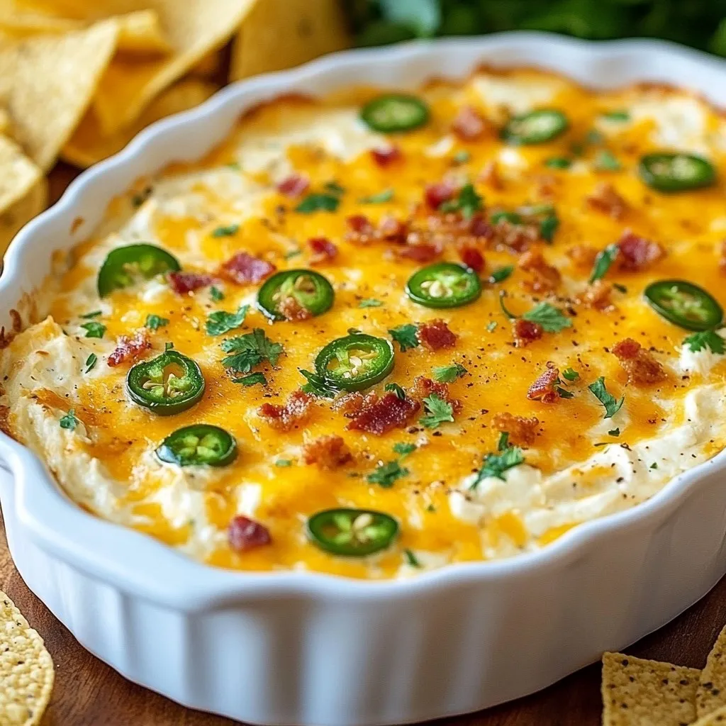 Jalapeño Popper Dip Flavorful and Easy Recipe