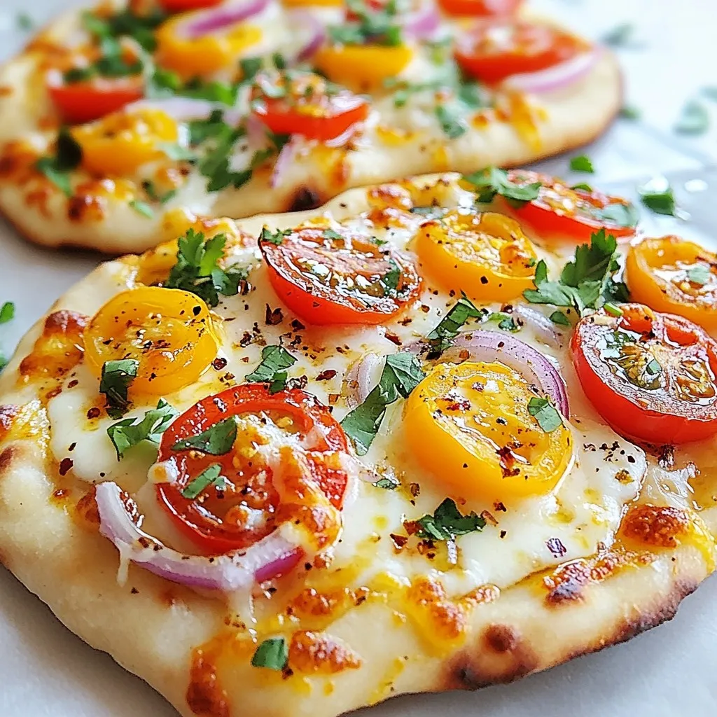 Chili Garlic Naan Pizza Flavorful and Easy Delight