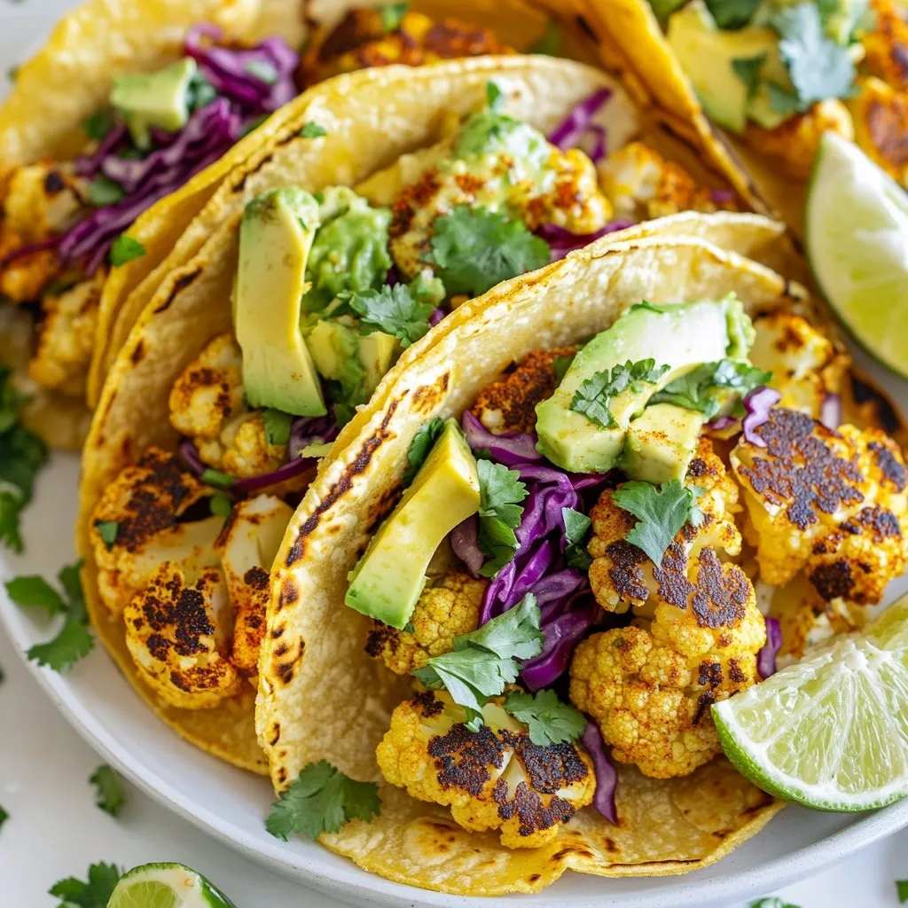 Roasted Cauliflower Tacos Flavorful and Satisfying Meal