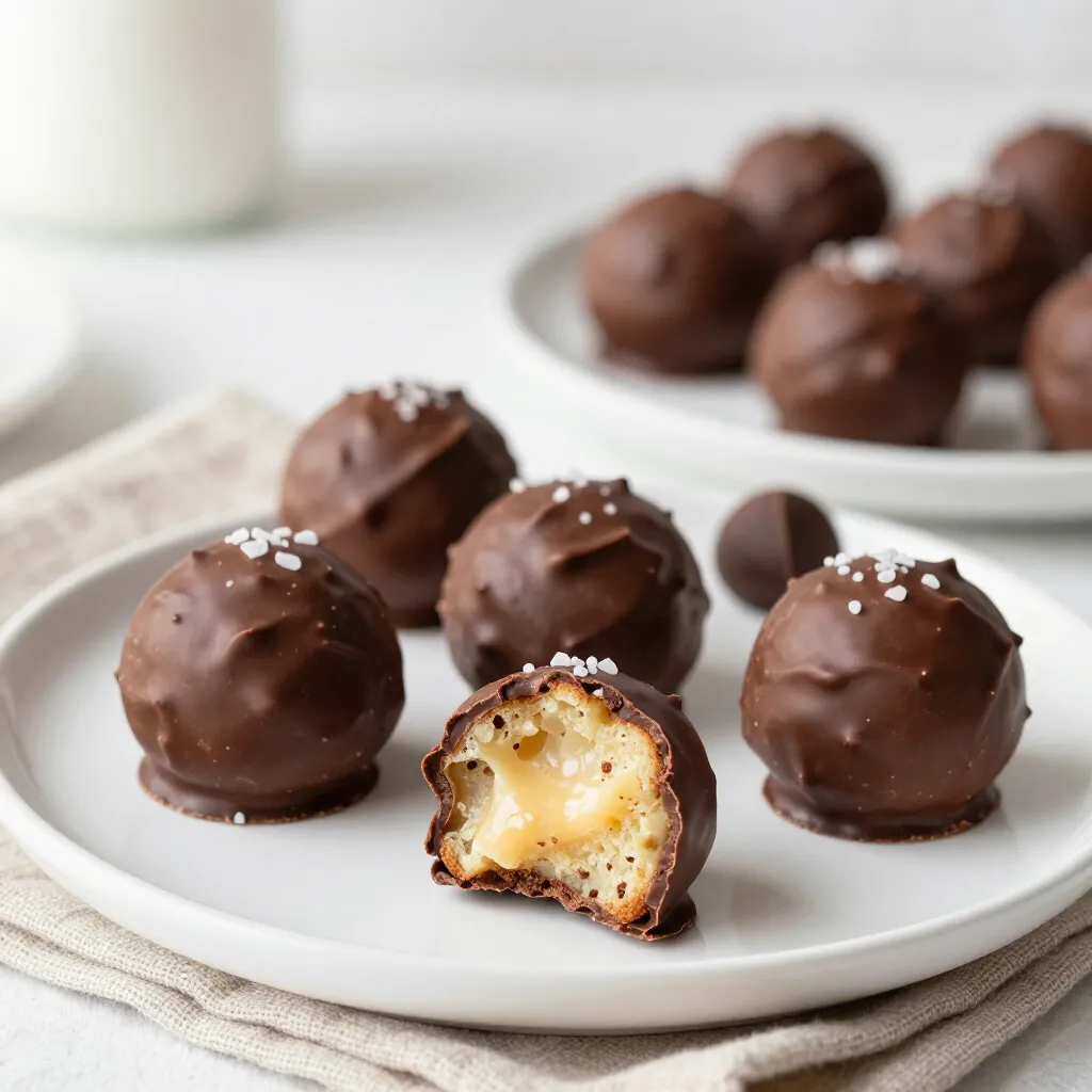 Chocolate Chip Cookie Dough Truffles Sweet Delight