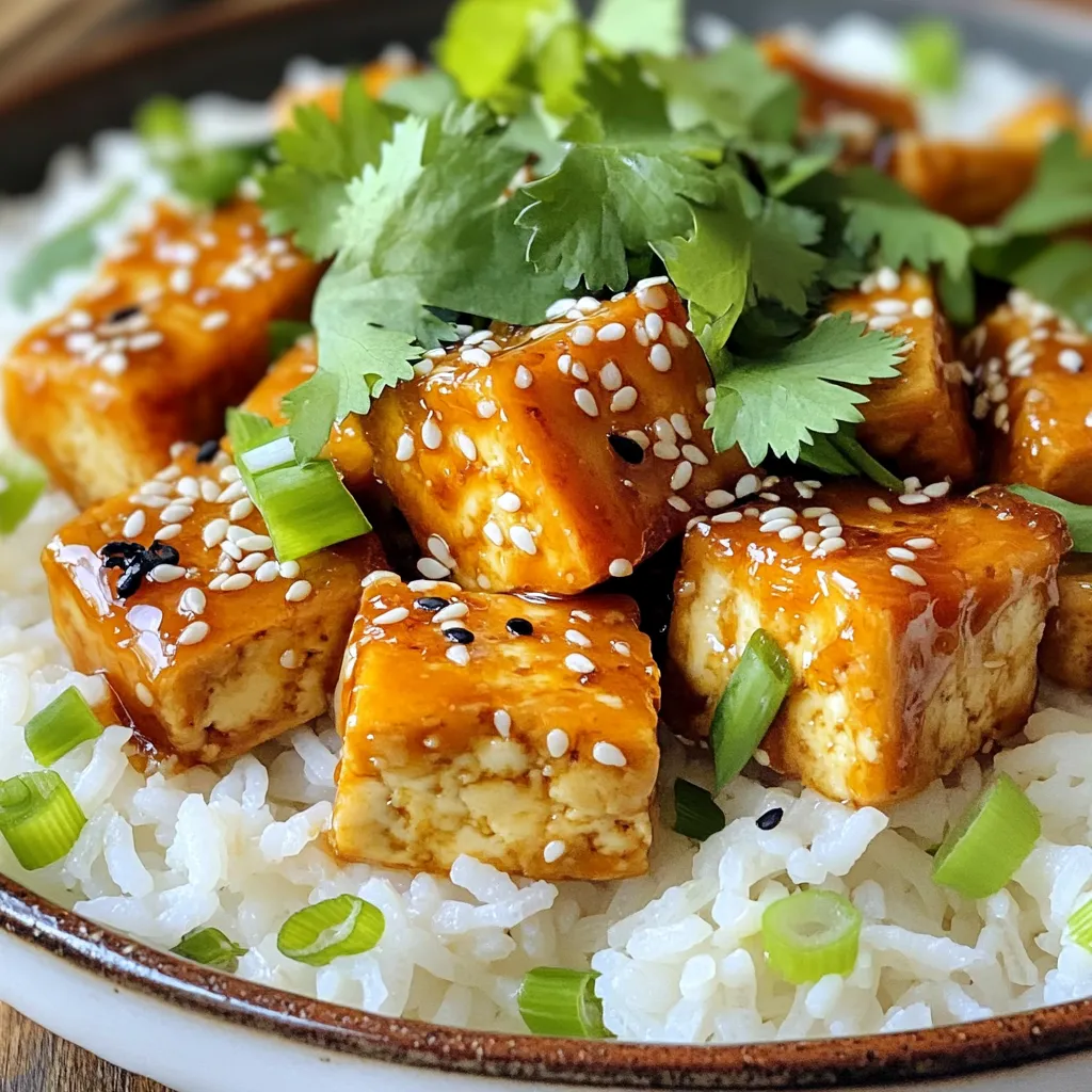 Crispy Sesame Ginger Tofu Delightful Flavor Dish