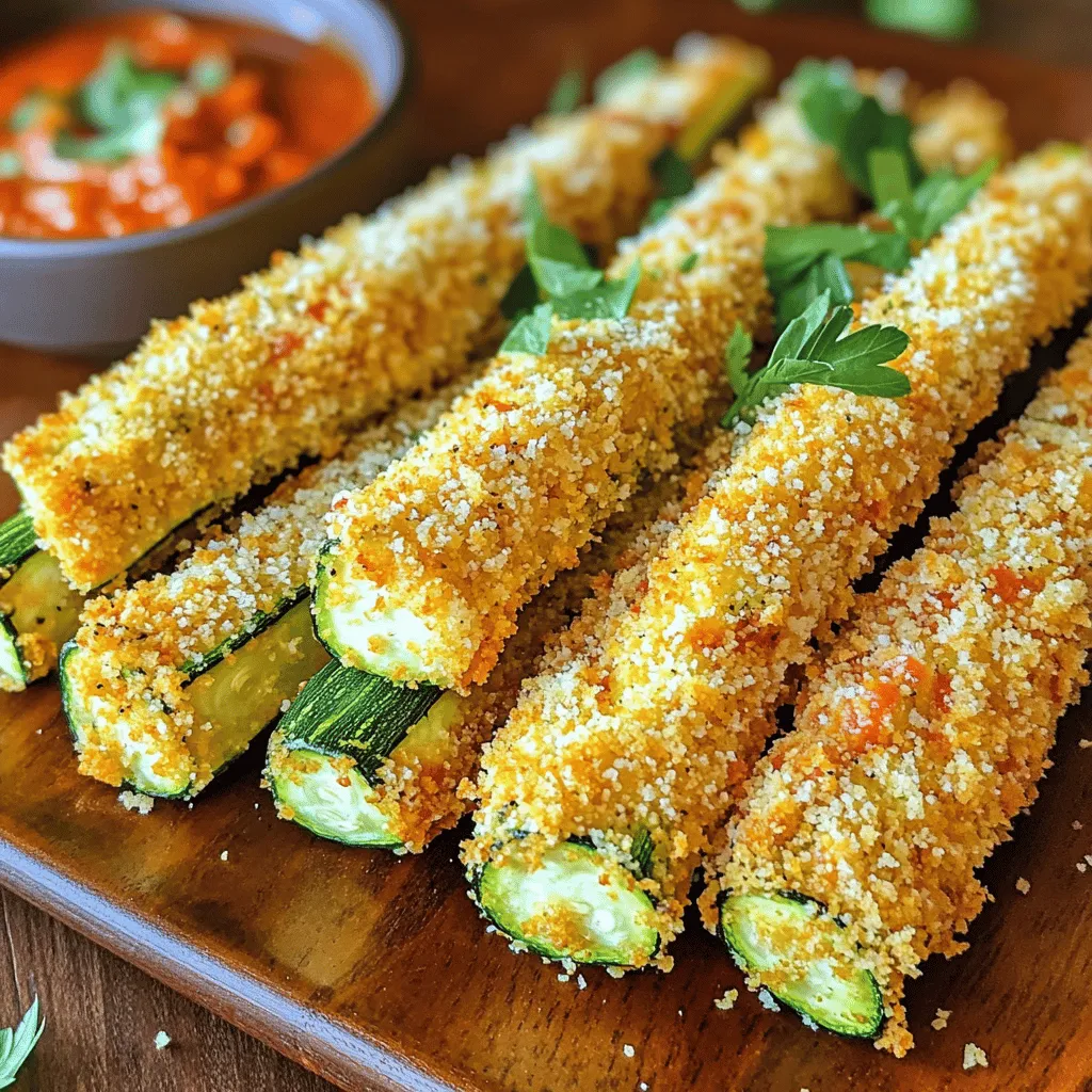 Air Fryer Parmesan Zucchini Fries Crunchy and Delicious