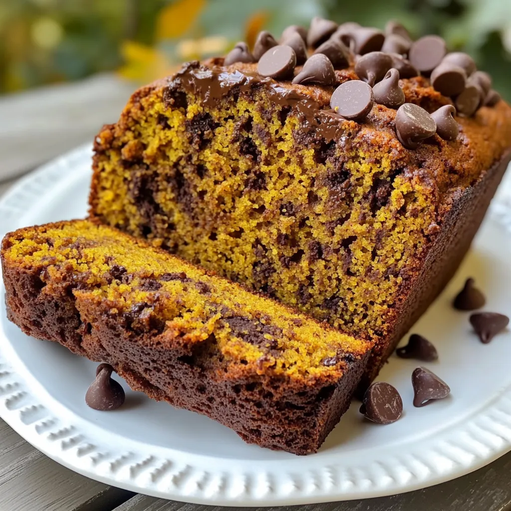 Chocolate Chip Pumpkin Bread Savory and Moist Delight