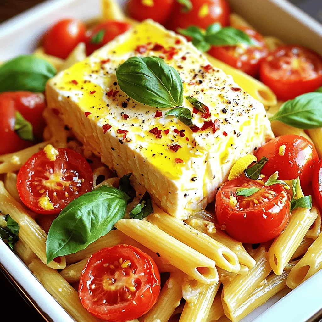 TikTok Baked Feta Pasta Easy and Delicious Recipe