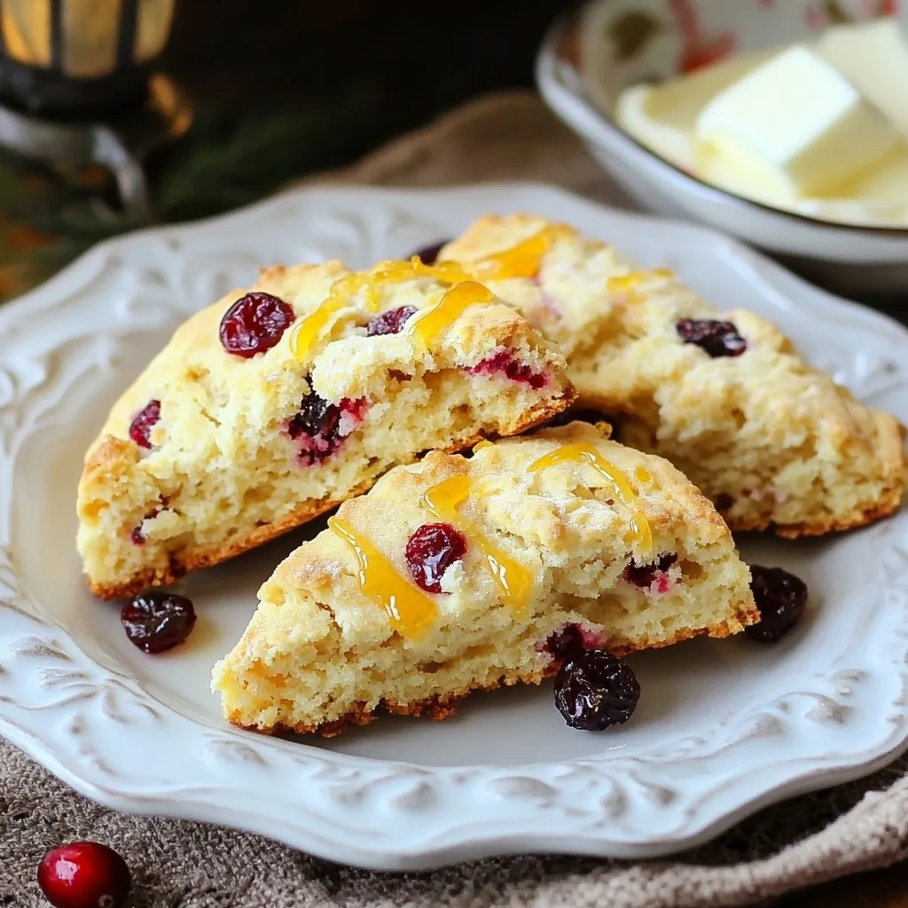 Orange Cranberry Scones Delightful Breakfast Treat