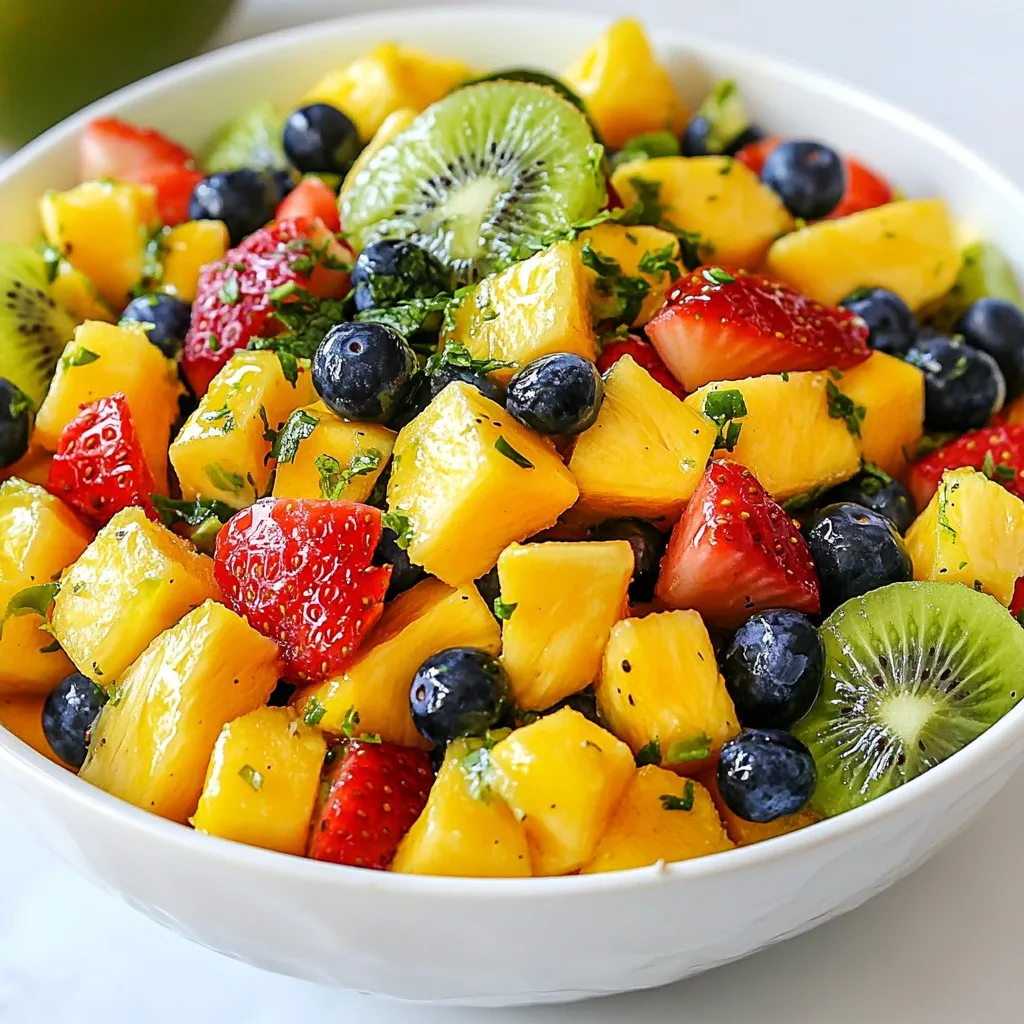 Honey Lime Fruit Salad Fresh and Simple Recipe