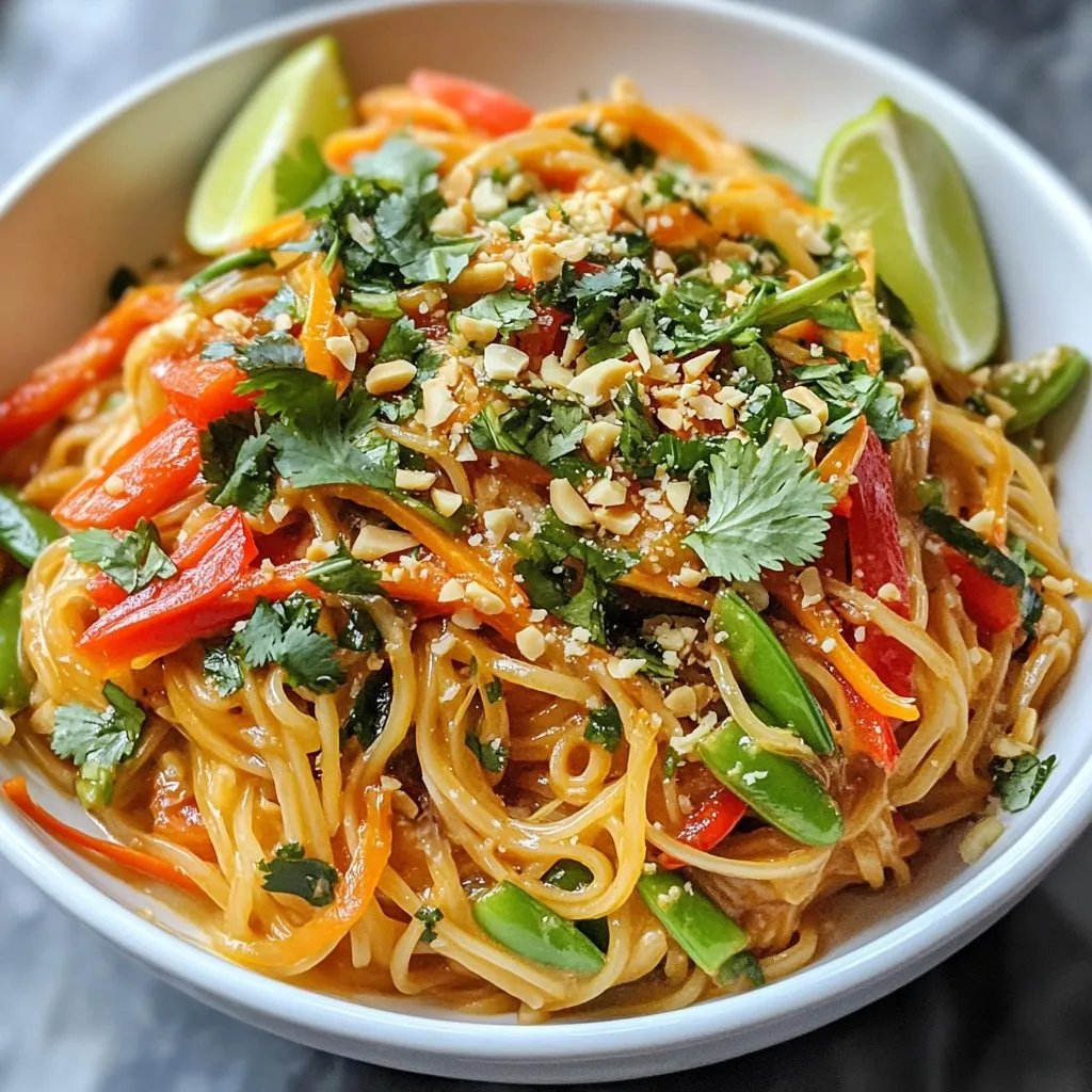 Spicy Thai Peanut Noodles Flavorful and Simple Recipe