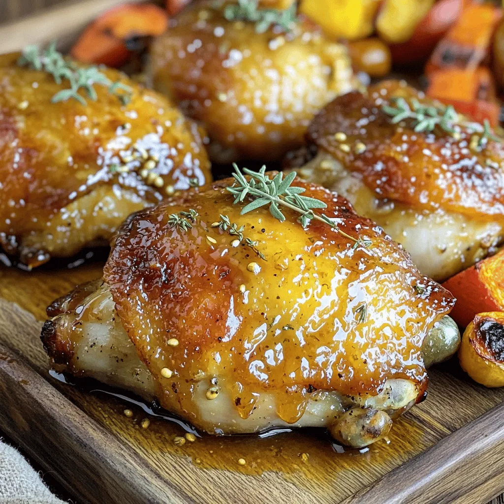 Honey Mustard Chicken Thighs Savory and Simple Meal