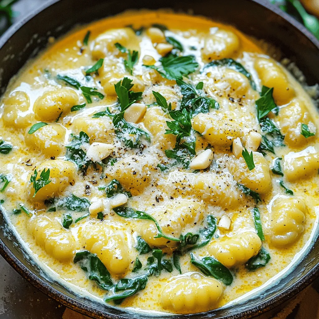 Creamy Garlic Butter Gnocchi Skillet Delight