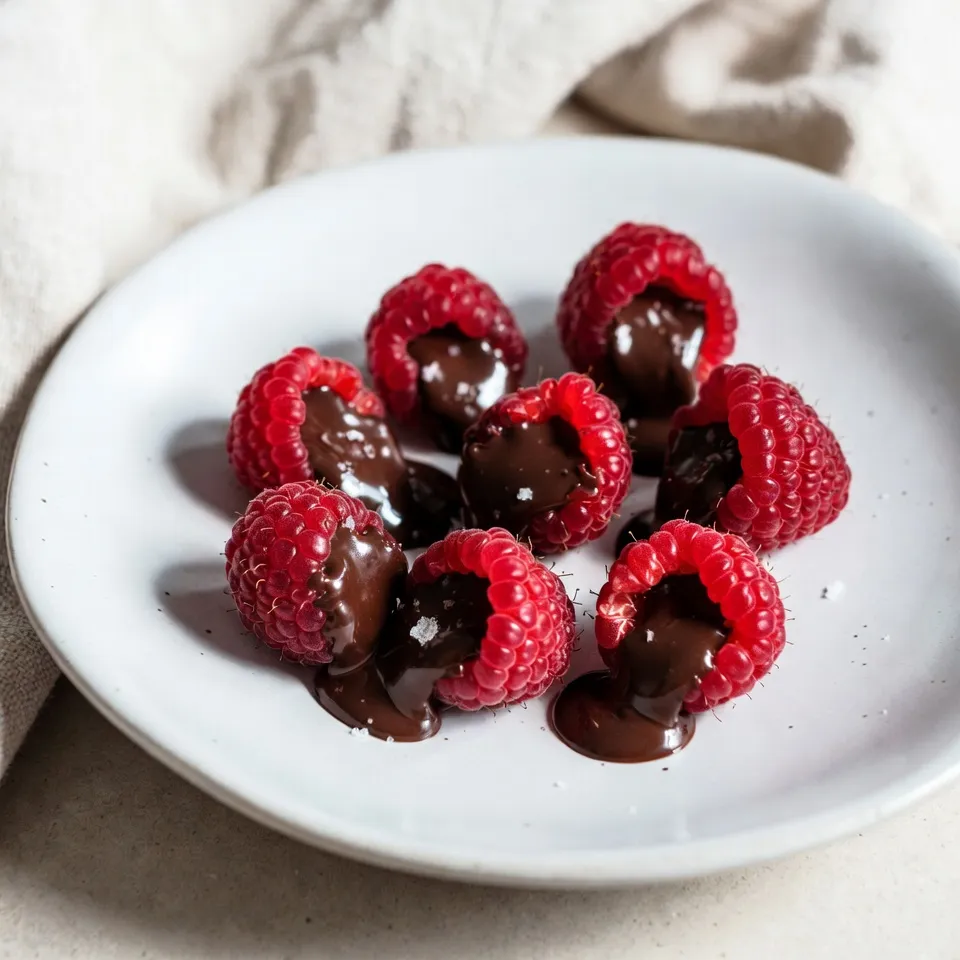 Chocolate Stuffed Raspberries Irresistible Dessert Treat