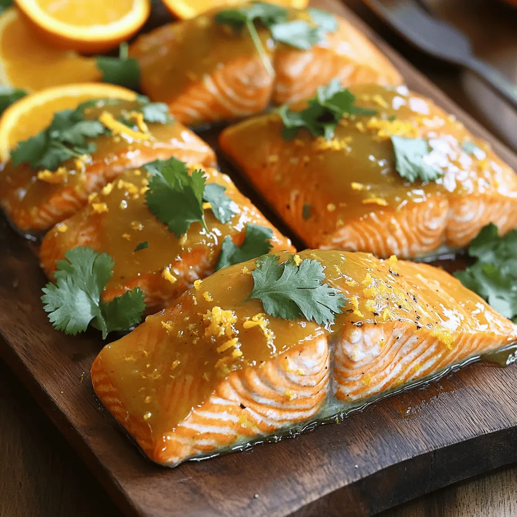 Orange Glazed Salmon Tasty and Simple Dinner Option