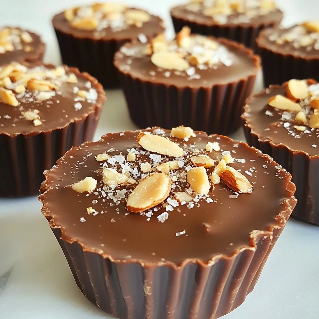 Chocolate Almond Butter Cups Decadent and Simple Treat
