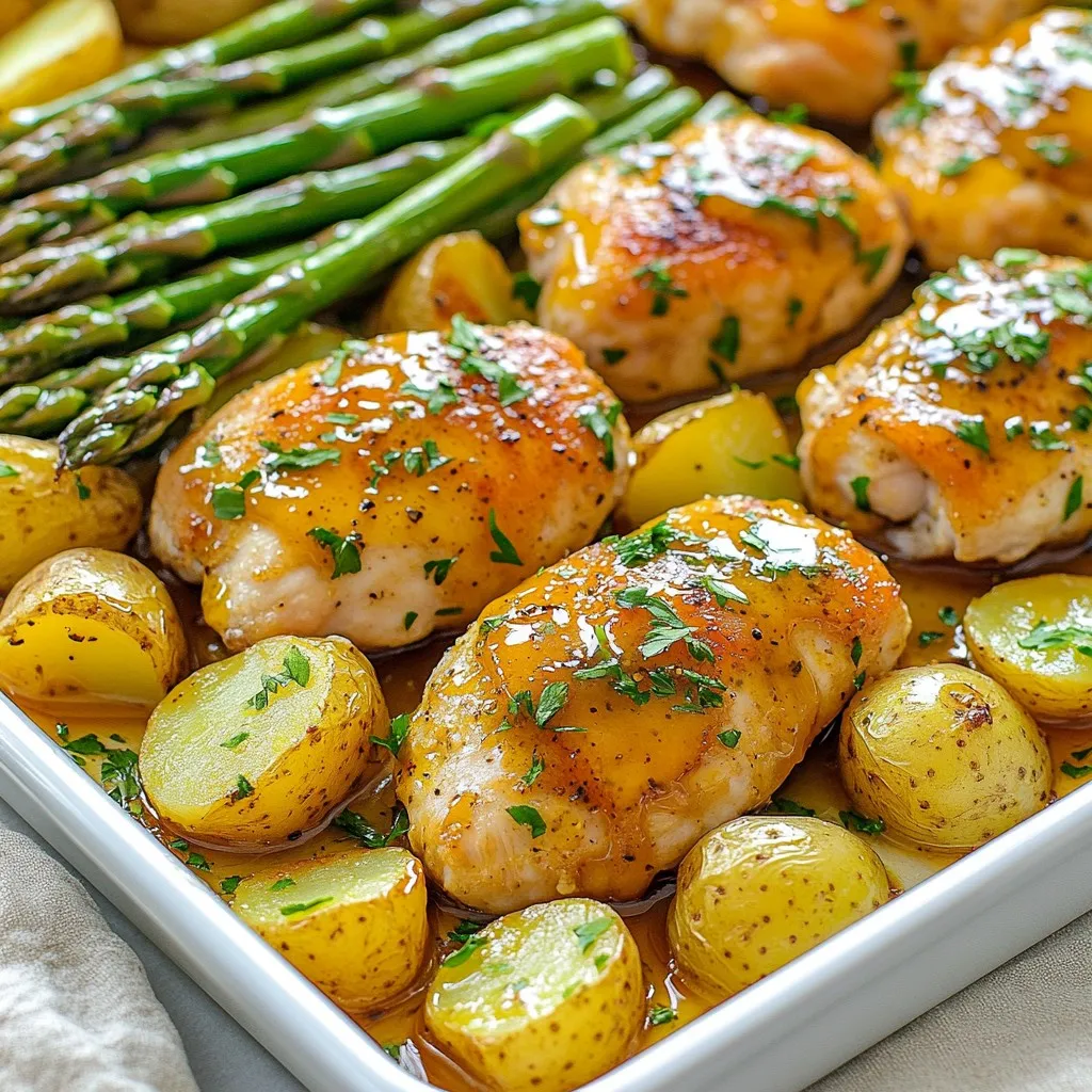 Honey Mustard Chicken Sheet Pan Dinner Delight