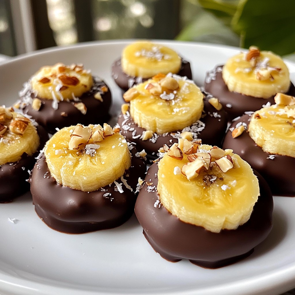 Chocolate Covered Banana Bites Tasty and Easy Treat