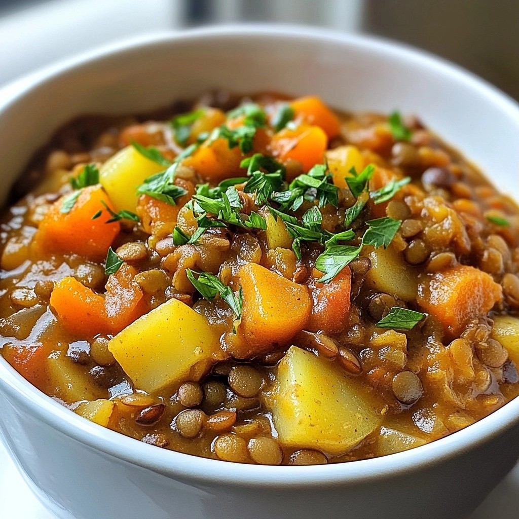 Budget-Friendly Savory Lentil and Rice Stew Recipe