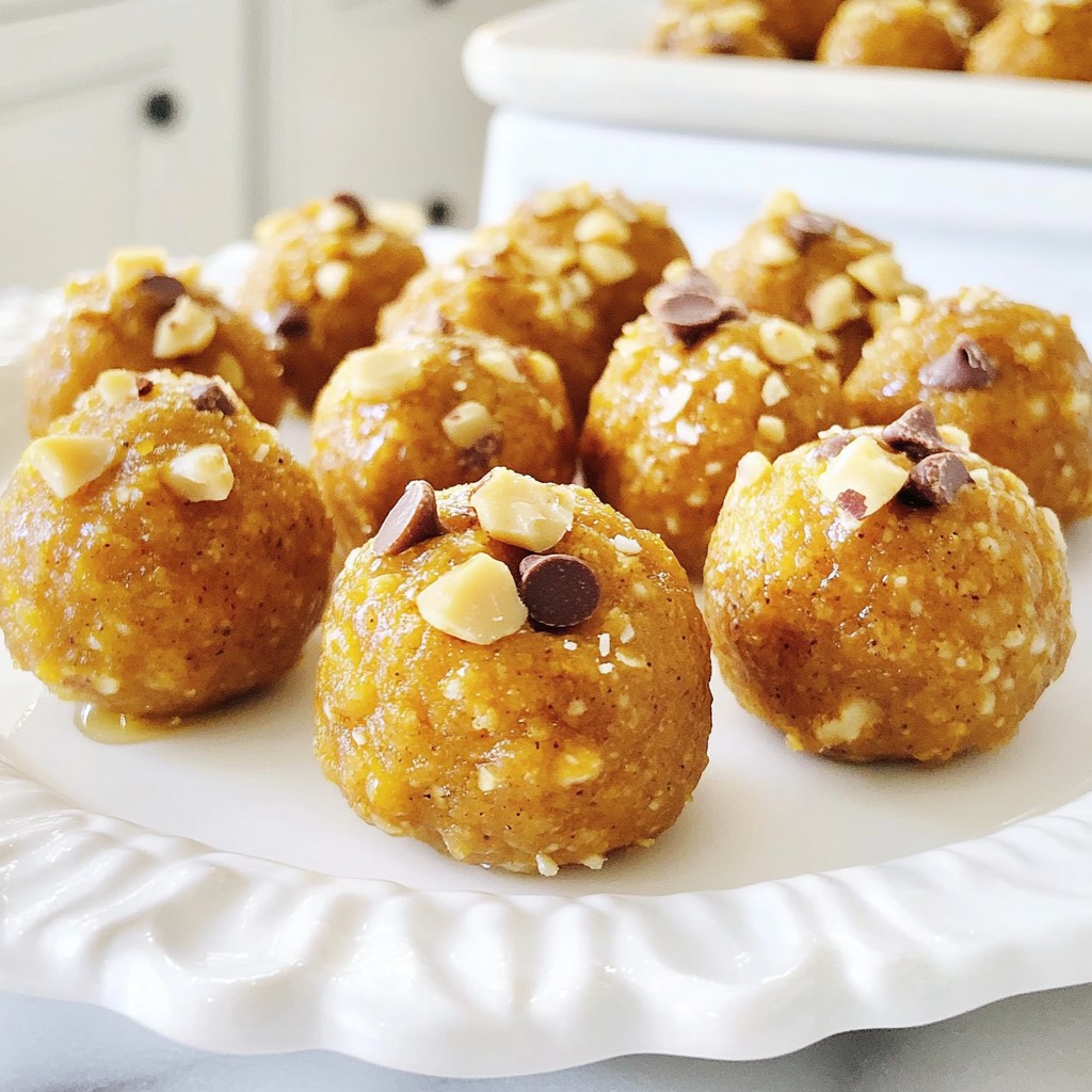 Pumpkin Spice Energy Bites Tasty and Easy Treat