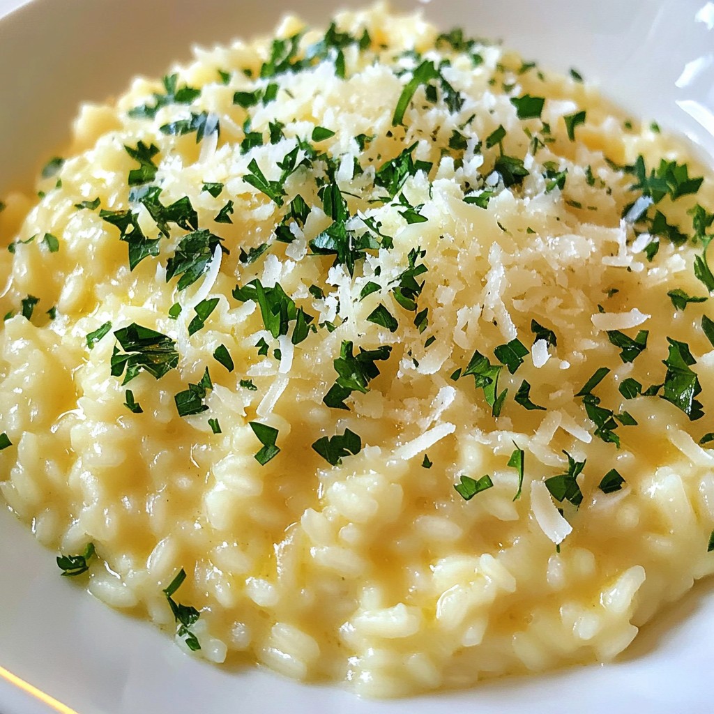 Creamy Garlic Parmesan Risotto Delightful Dish to Savor