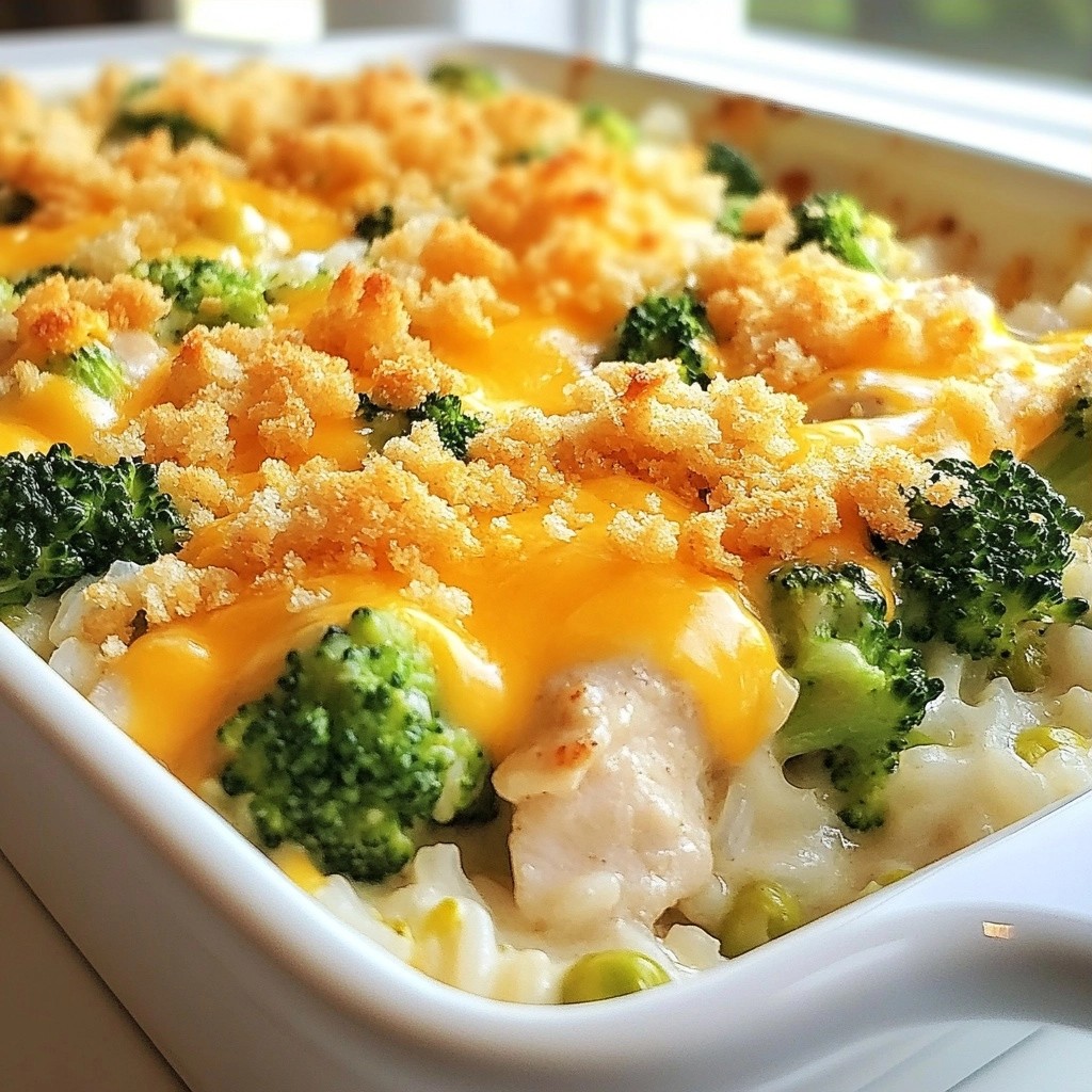 Cheap Cheesy Chicken and Rice Bake Easy Comfort Meal