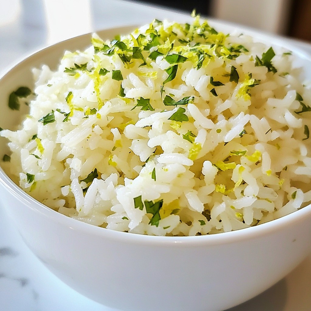 Zesty Cilantro Lime Rice Flavorful and Easy Recipe