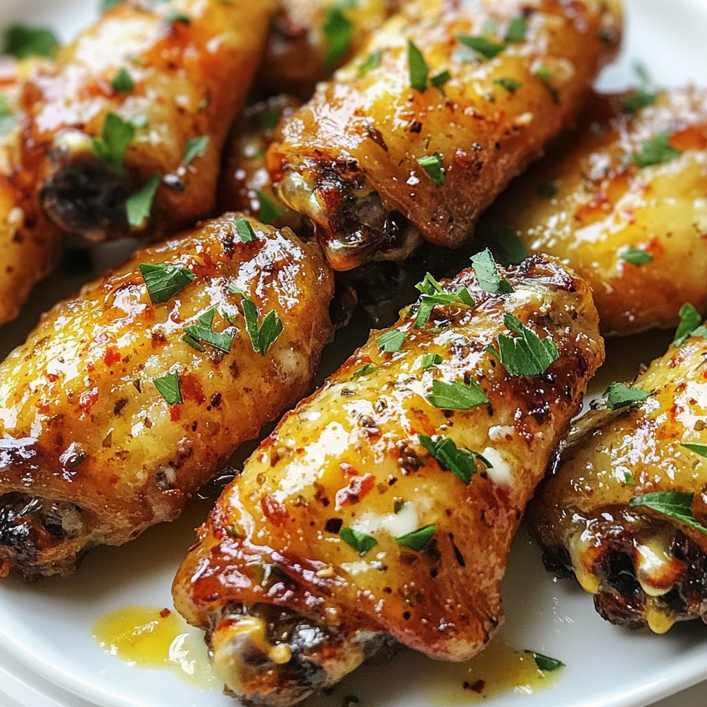 Spicy Garlic Parmesan Wings Crispy and Flavorful Delight