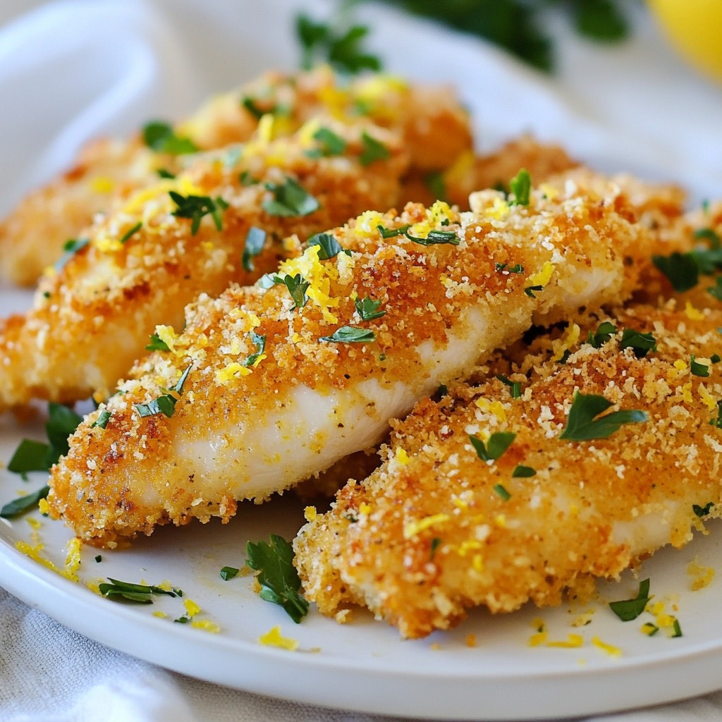 Budget-Friendly Lemon Herb Chicken Tenders Recipe