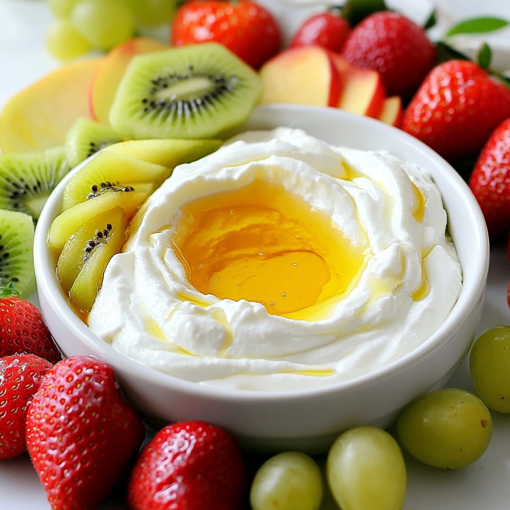 Greek Yogurt Fruit Dip Simple and Flavorful Recipe