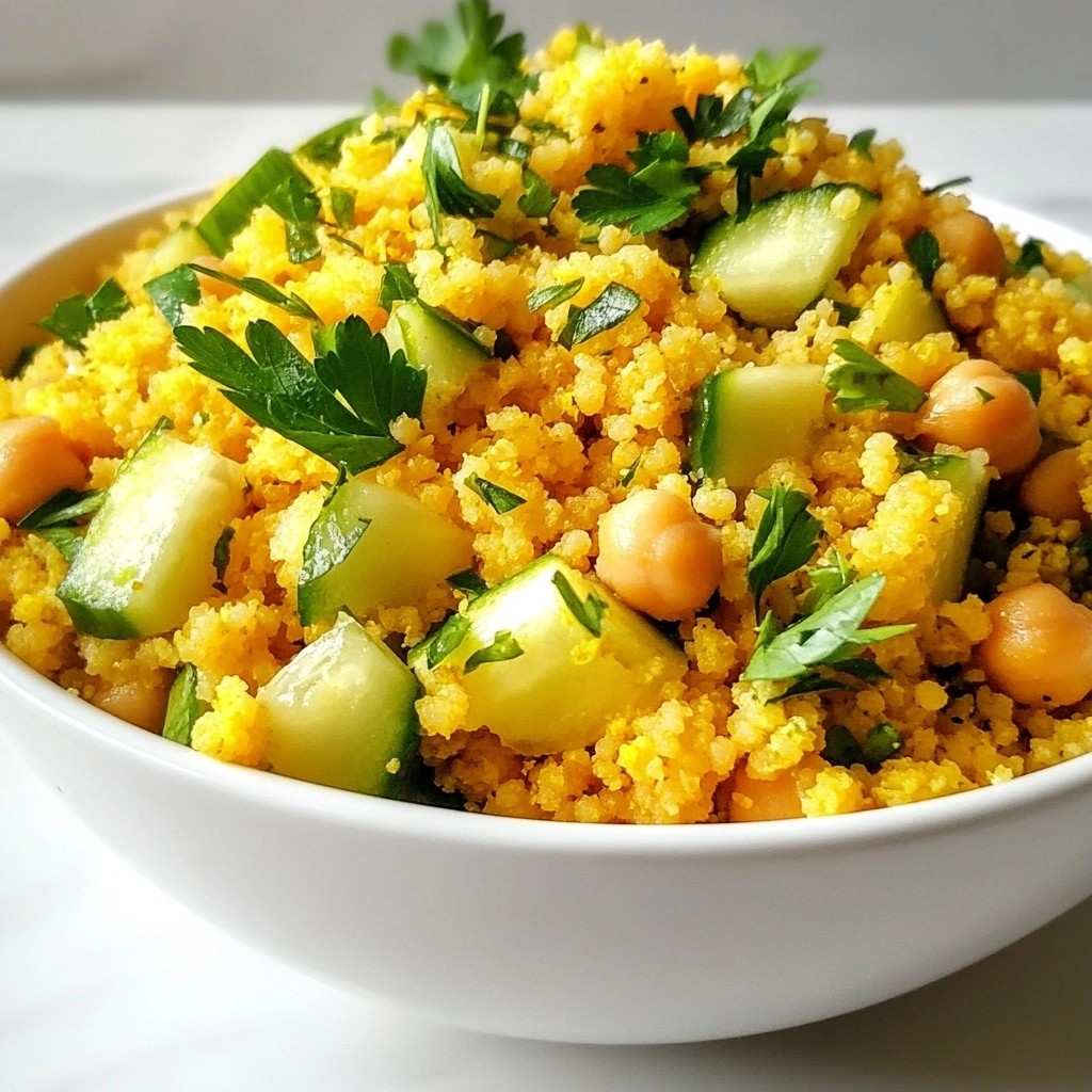 Low-Cost Lemon Turmeric Couscous Easy Flavor Boost