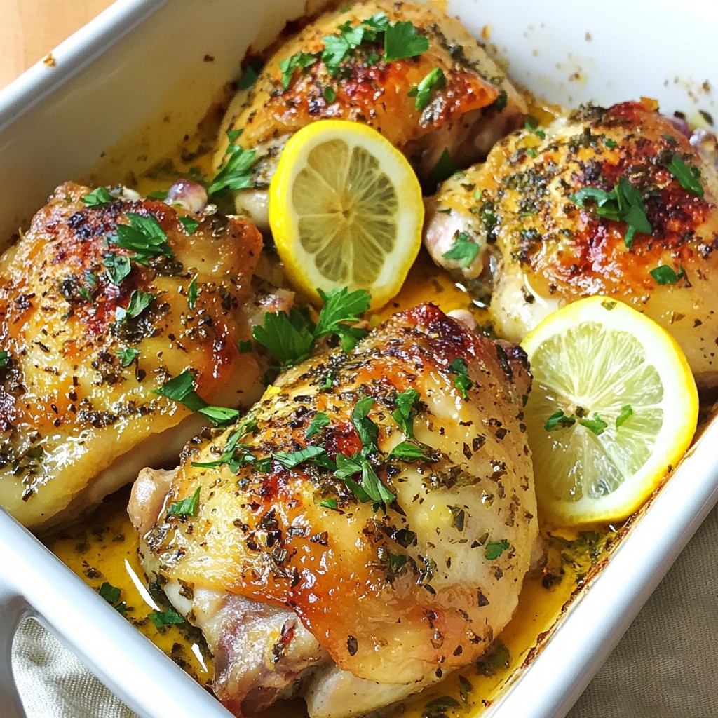 Frugal Baked Herb and Lemon Chicken Recipe Guide