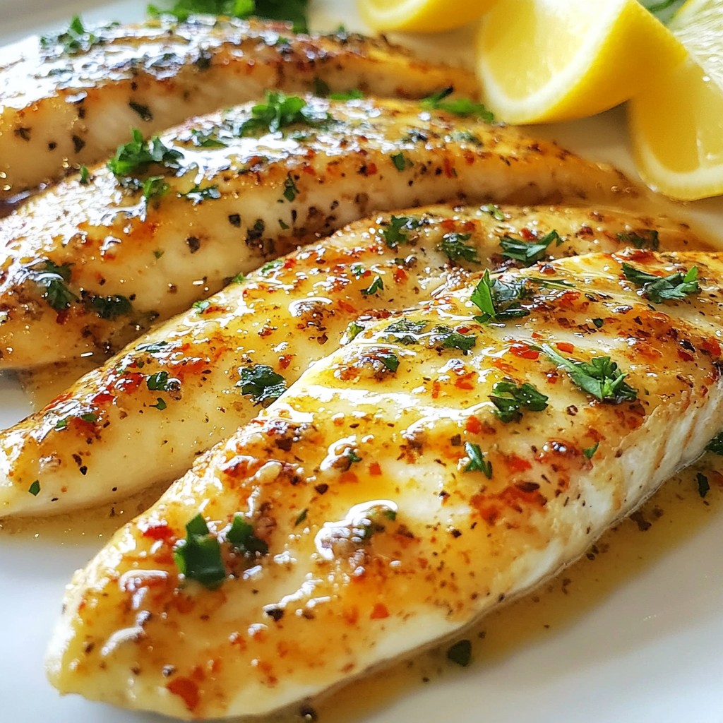 Cheap Garlic Butter Tilapia Fillets Quick and Easy Meal