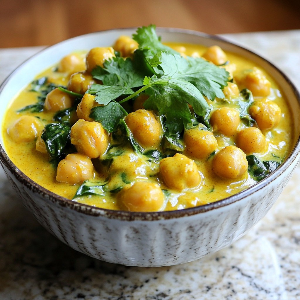 Economical Peanut Butter Curry Chickpeas Delight