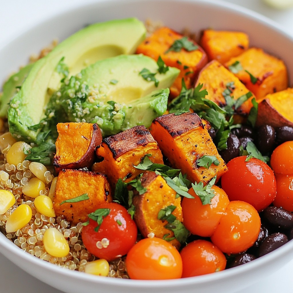 Roasted Sweet Potato Quinoa Bowls Wholesome Delight